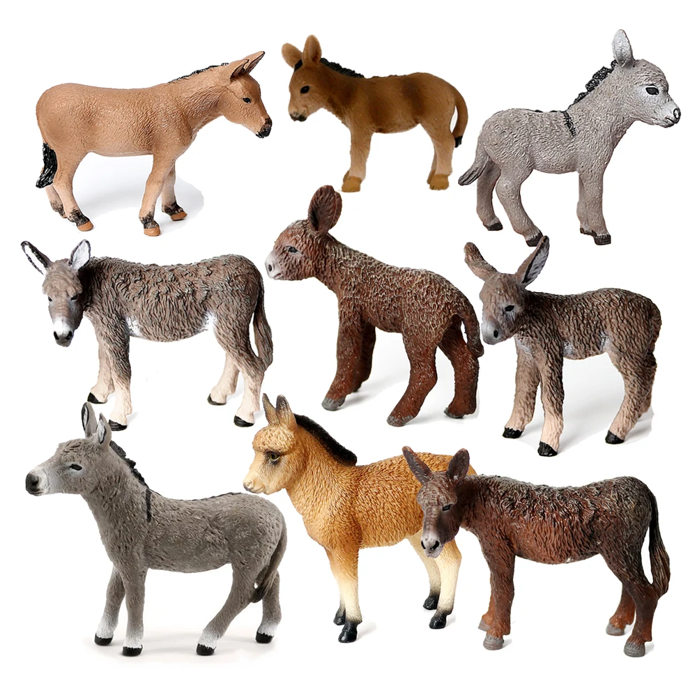 Kids Toys Review - Donkey Model Toy Animals Figures Farm