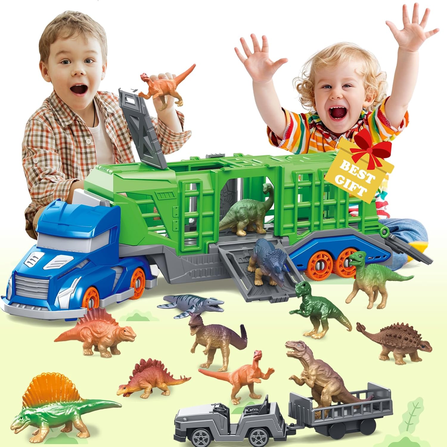 Dinosaur Animal Transport Vehi - Kids Toys Videos review and price