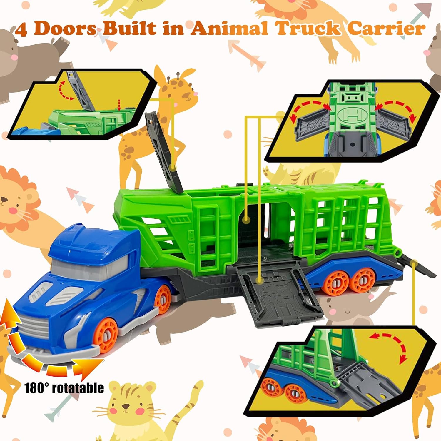 Dinosaur Animal Transport Vehi - Kids Toys Videos review and price