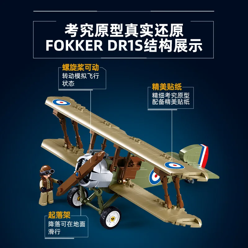 Sopwith Camel WW1 Fighter Jet  - Kids Toys Uk review and price
