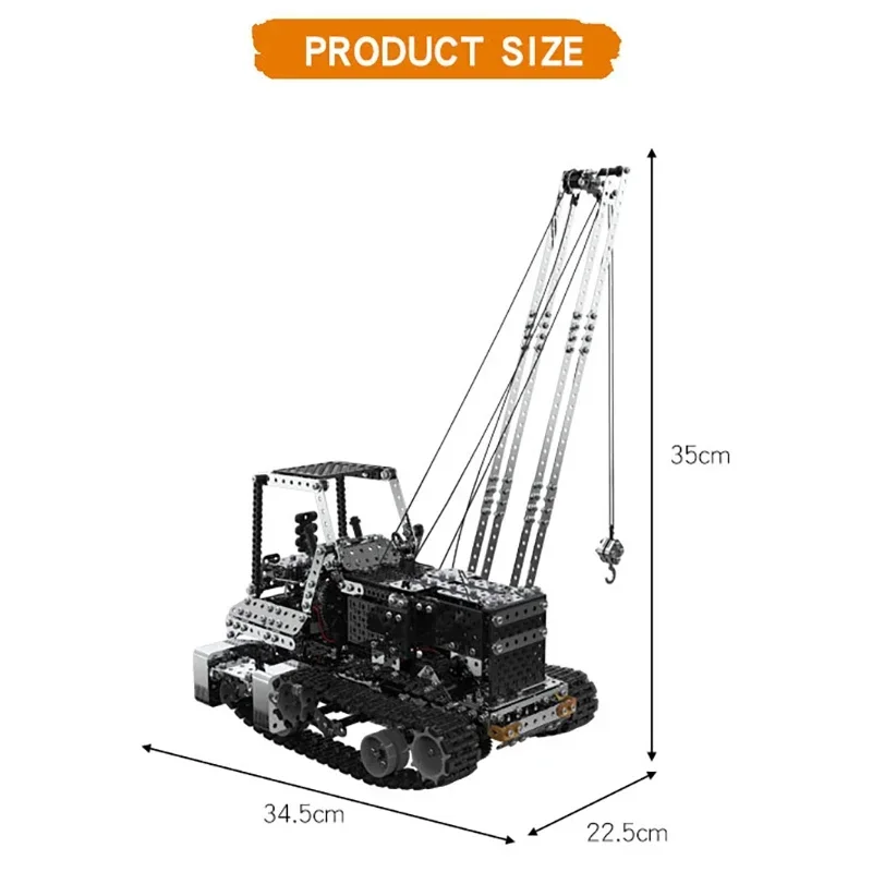 DIY Metal RC Crane Electric Ho - Kids Toys Review review and price