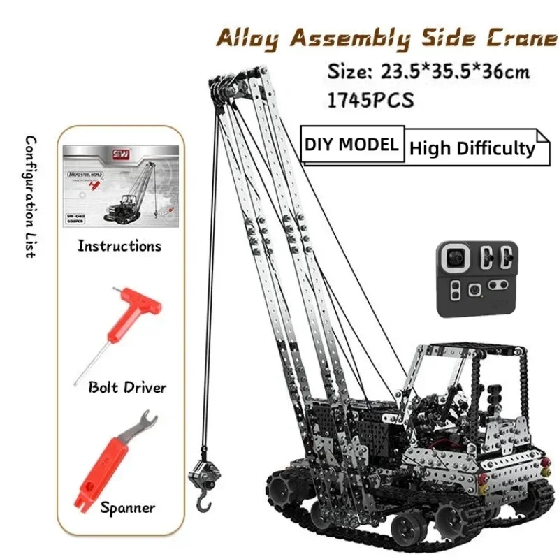 DIY Metal RC Crane Electric Ho - Kids Toys Review review and price