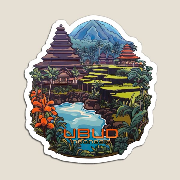 Ubud Bali Indonesia  Magnet Ch - Kids Toys Indonesia review and price