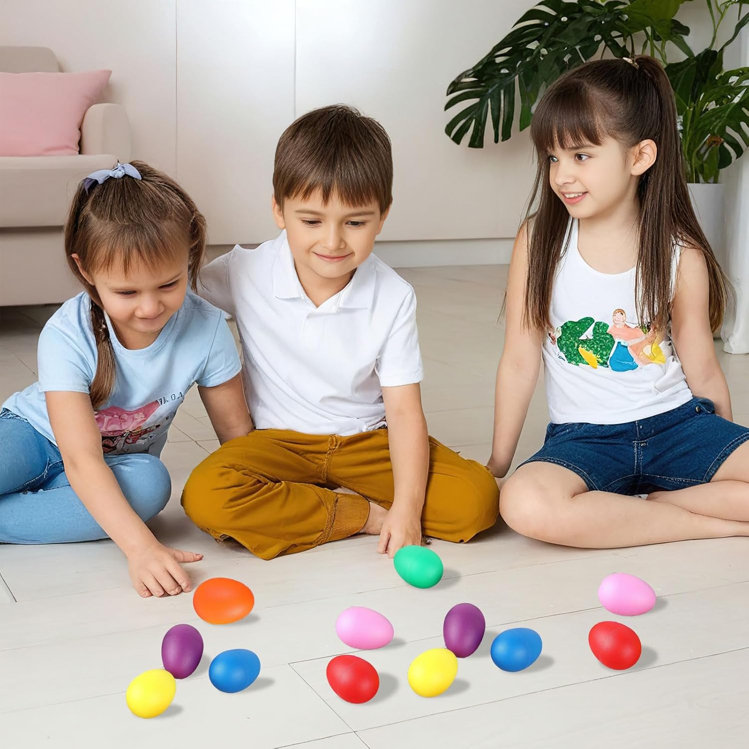 2Pcs Plastic Egg Shakers Percu - Kids Toys Easter review and price