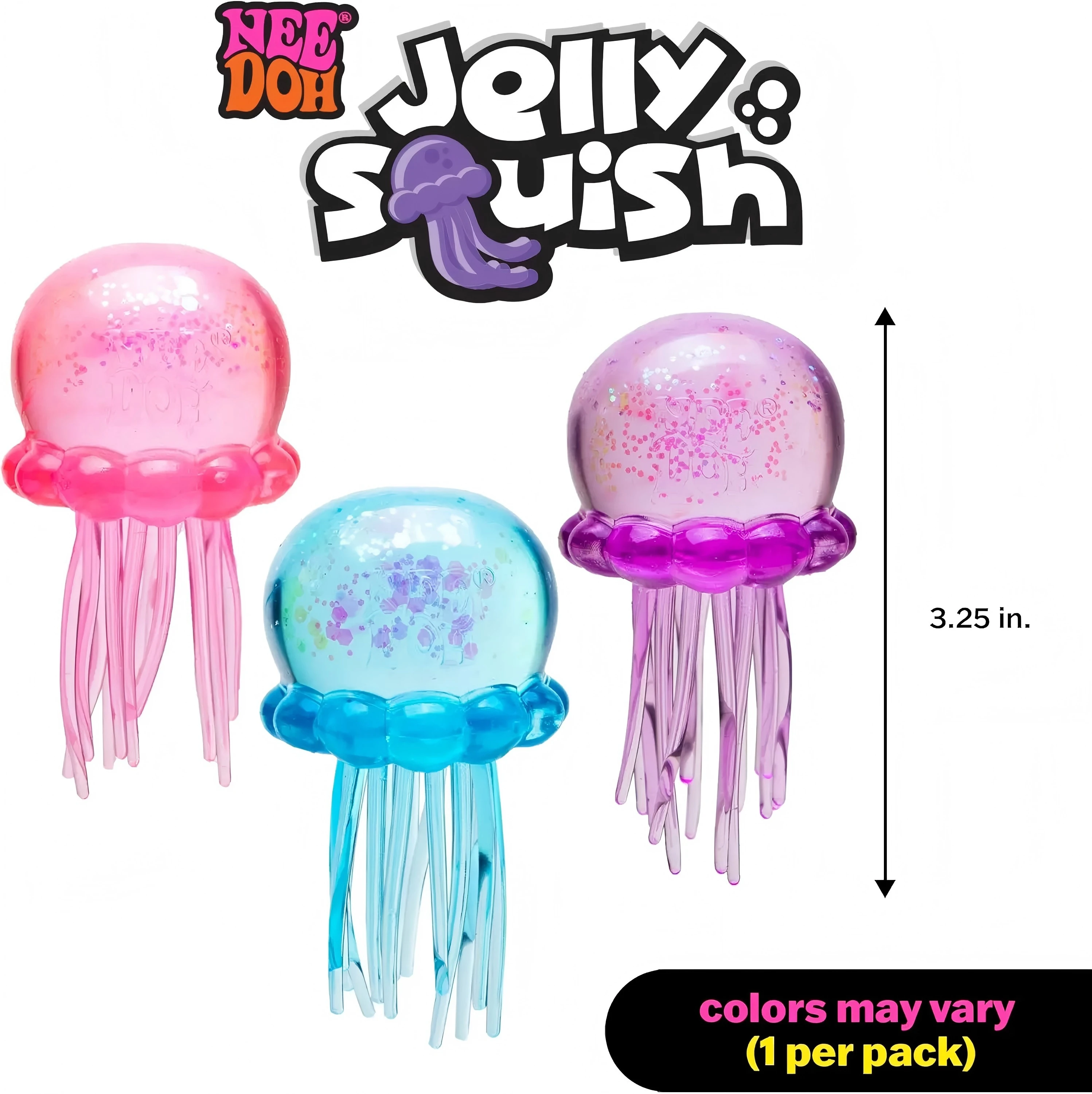Needoh Fuzz Ball Jellyfish Squ - Kids Toys Box review and price