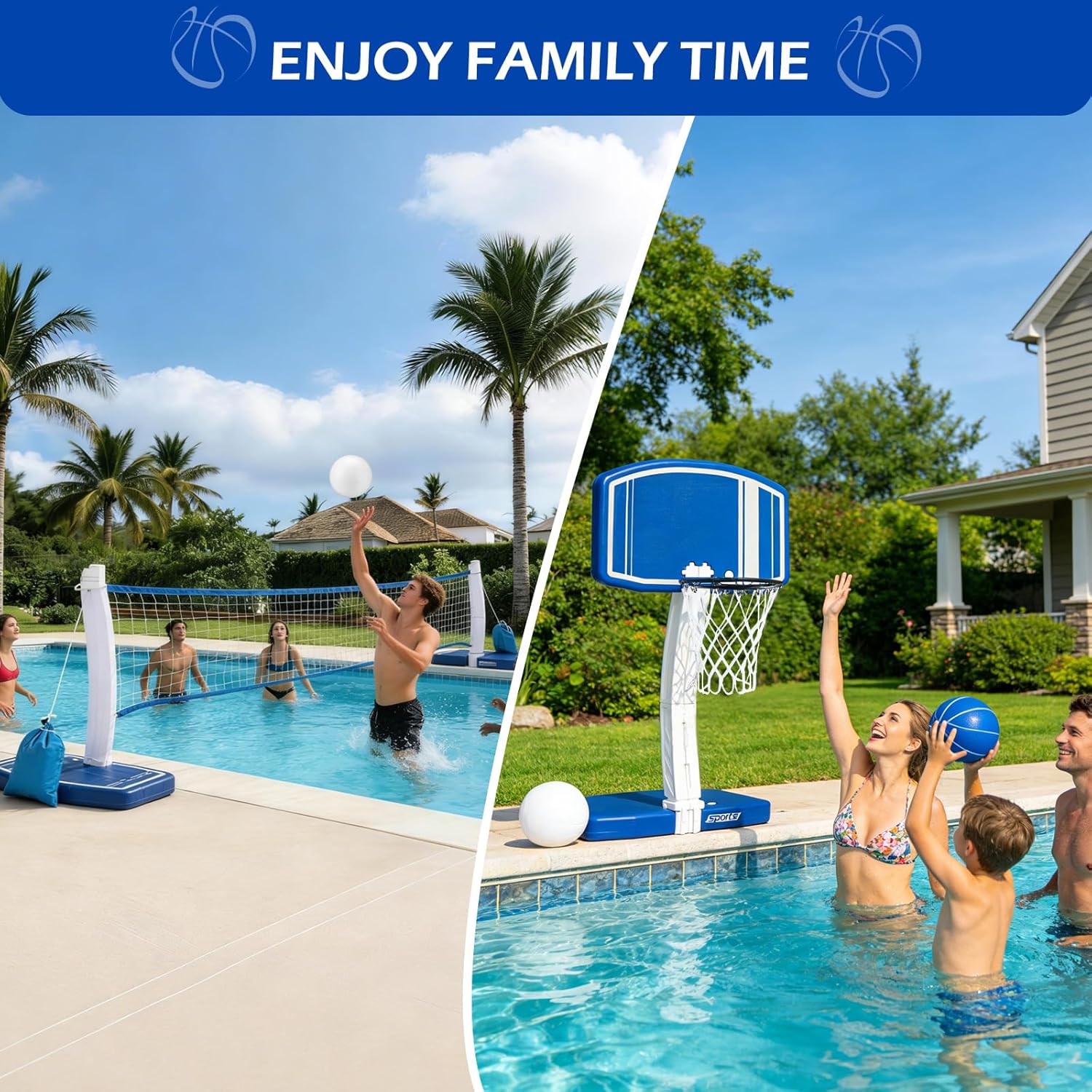 Above Ground Pool Basketball H - Kids' Toys review and price
