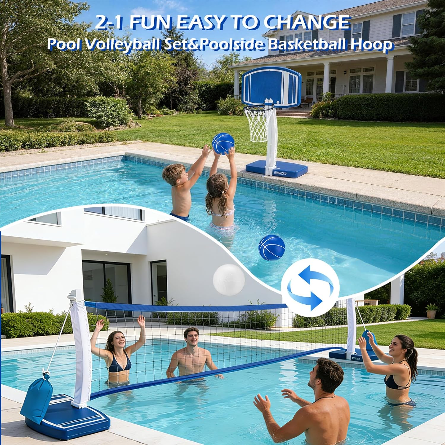 Above Ground Pool Basketball H - Kids' Toys review and price