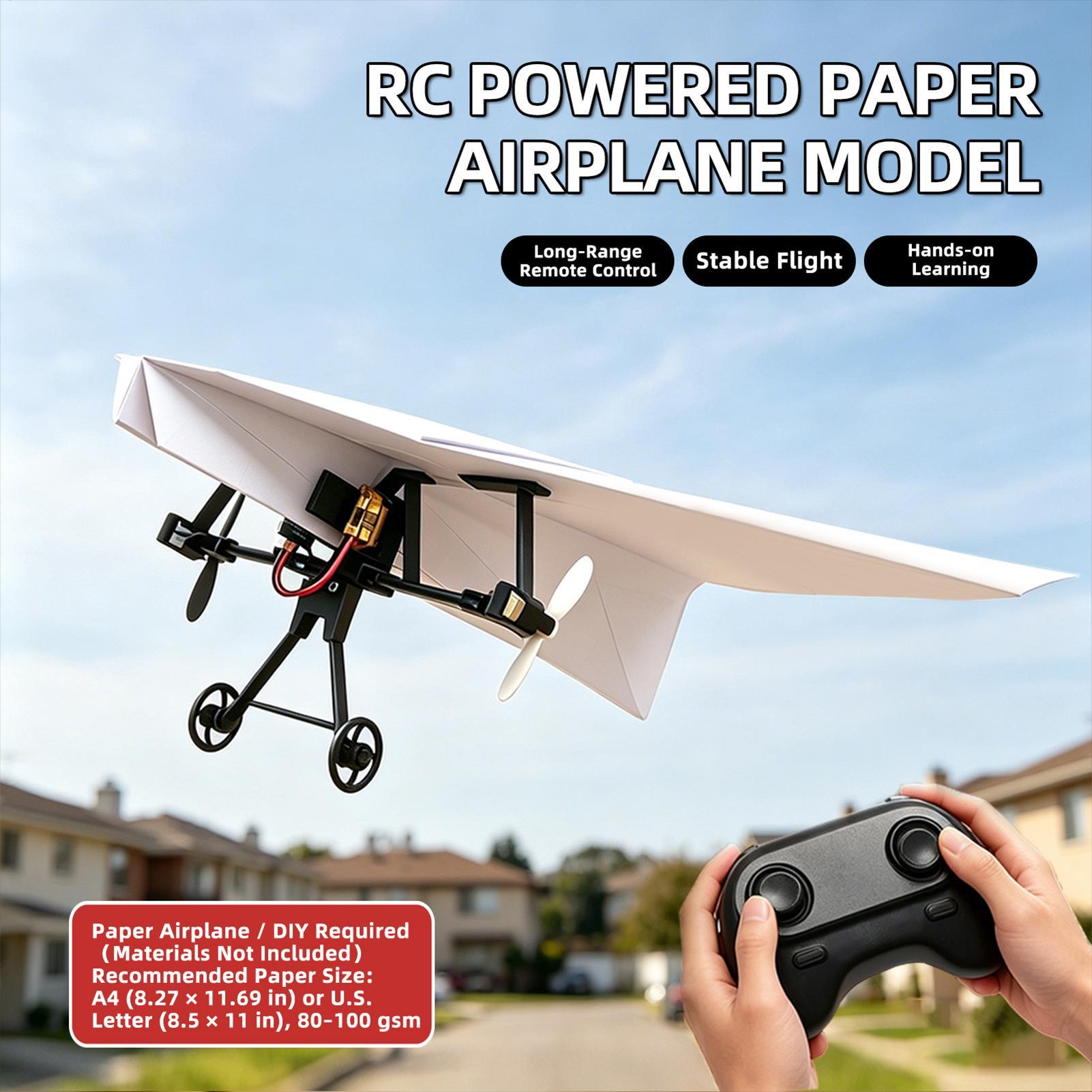 DIY RC Paper Airplane Kit Plan - Kids Toys Kit review and price