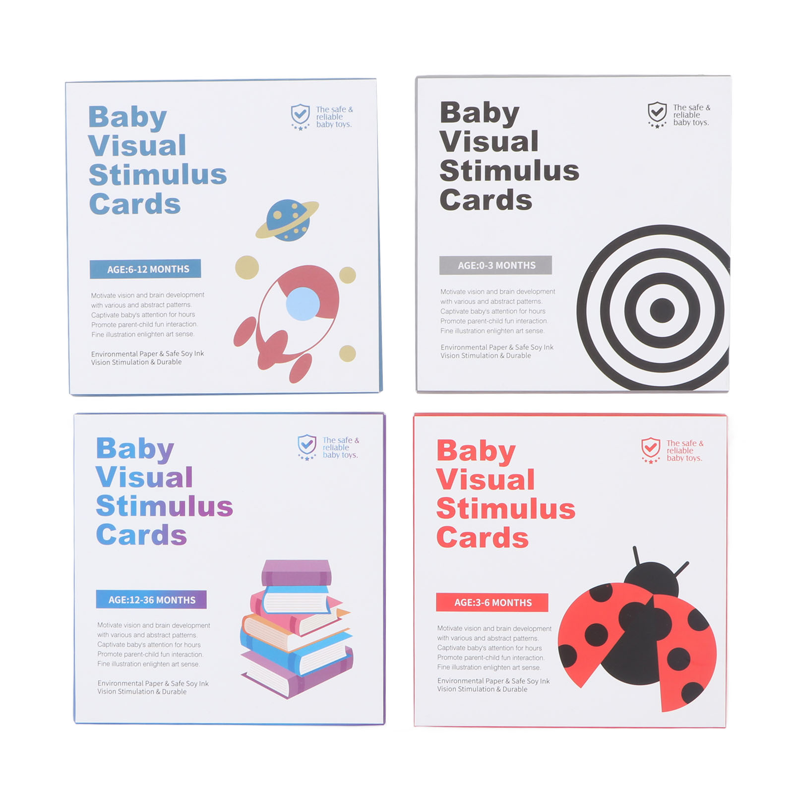 ZK40 64pcs High Contrast Baby  - Educational Flash Card review and price