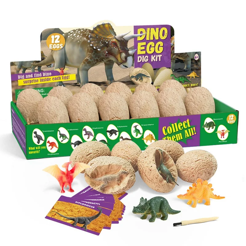12PCS Archeological Dinosaur E - Kids Toys Videos review and price