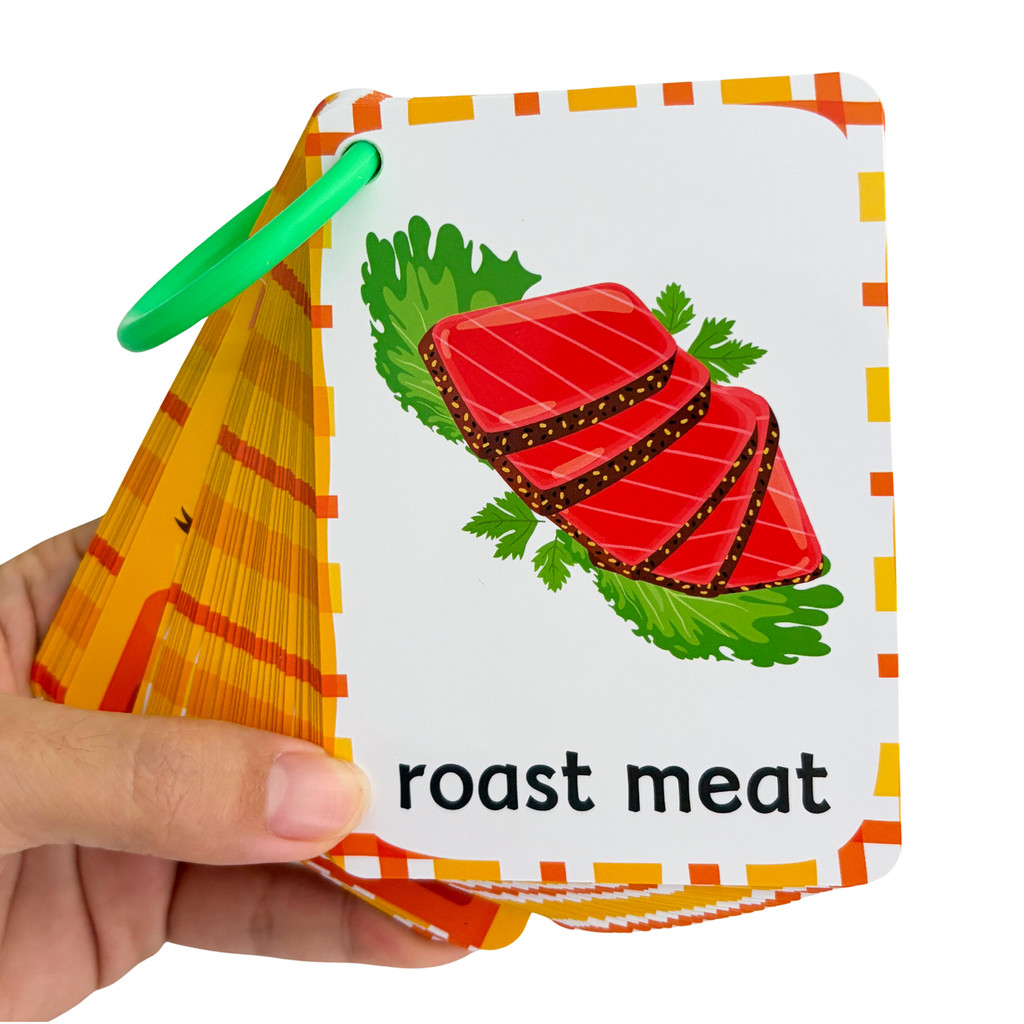 Delicious Food Vocabulary Engl - Educational Flash Card review and price