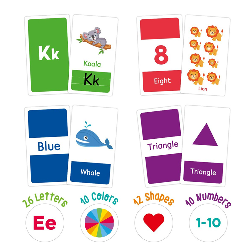 58PCS Flash Cards 26 Alphabet  - Educational Flash Card review and price