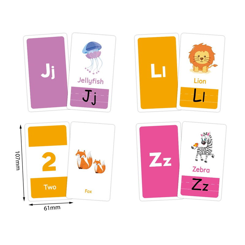 58PCS Flash Cards 26 Alphabet  - Educational Flash Card review and price