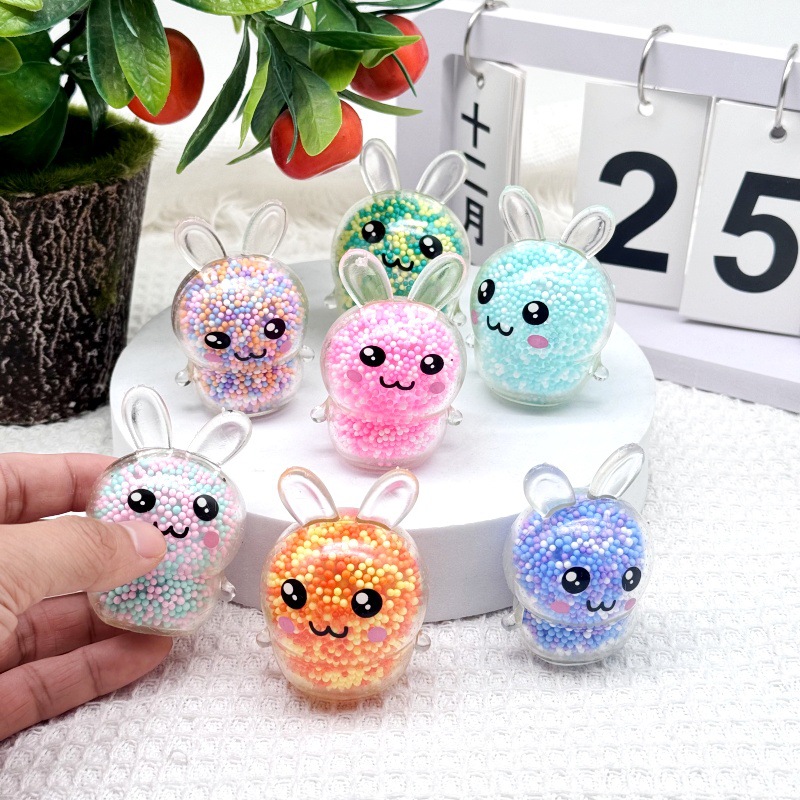 3PCS Squishy Bunny Stress Ball - Kids Toys Easter review and price