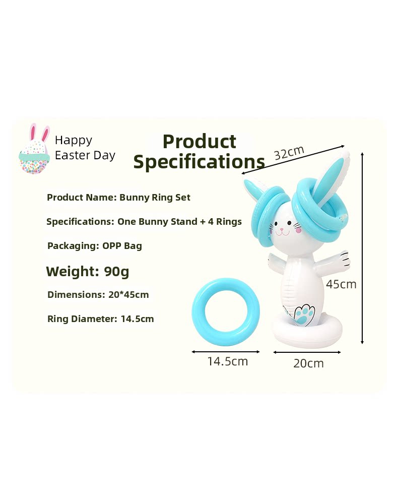 Easter Inflatable Bunny Ring T - Kids Toys Easter review and price