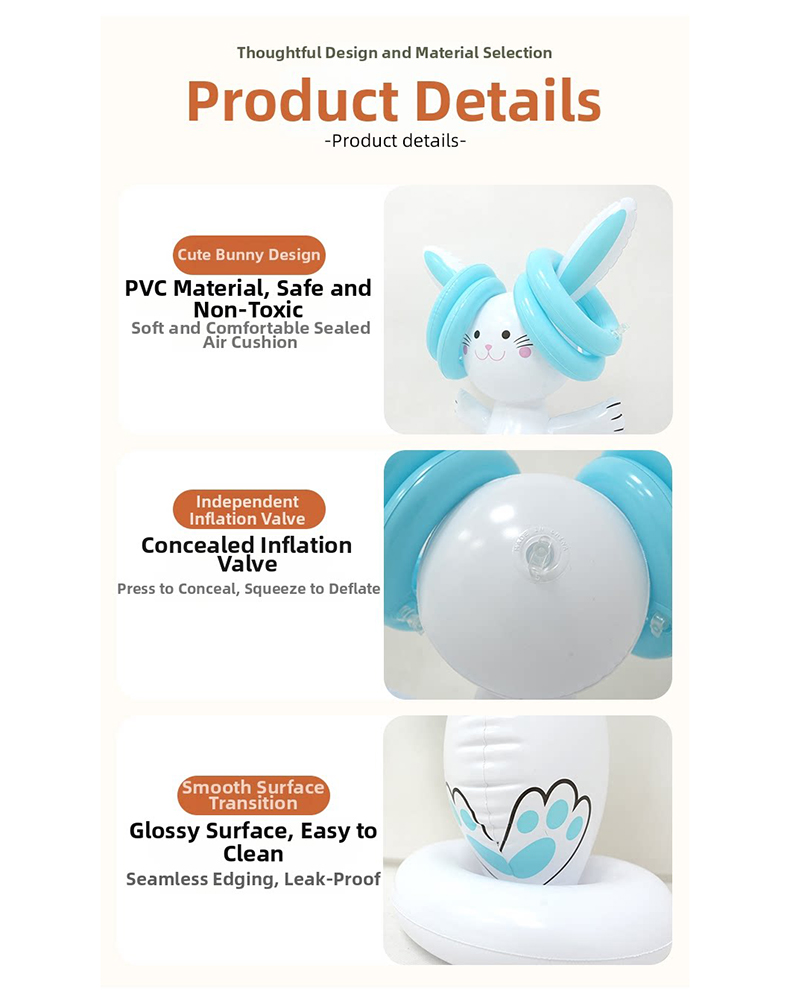 Easter Inflatable Bunny Ring T - Kids Toys Easter review and price