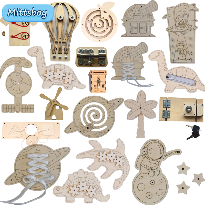 Montessori Busy Board Accessor - Kids Toys Videos review and price
