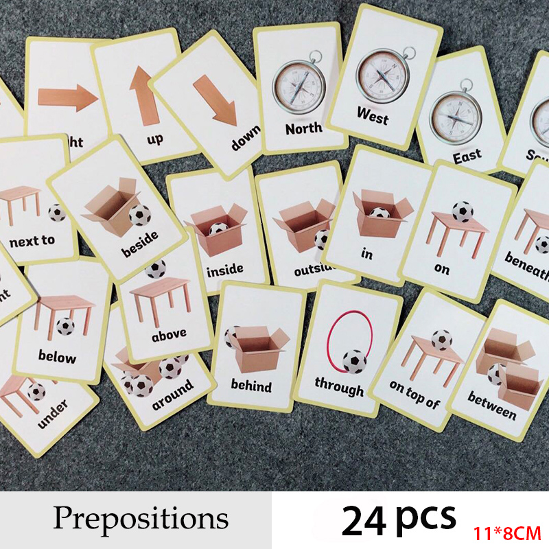Prepositions and Gestures Seri - Educational Flash Card review and price