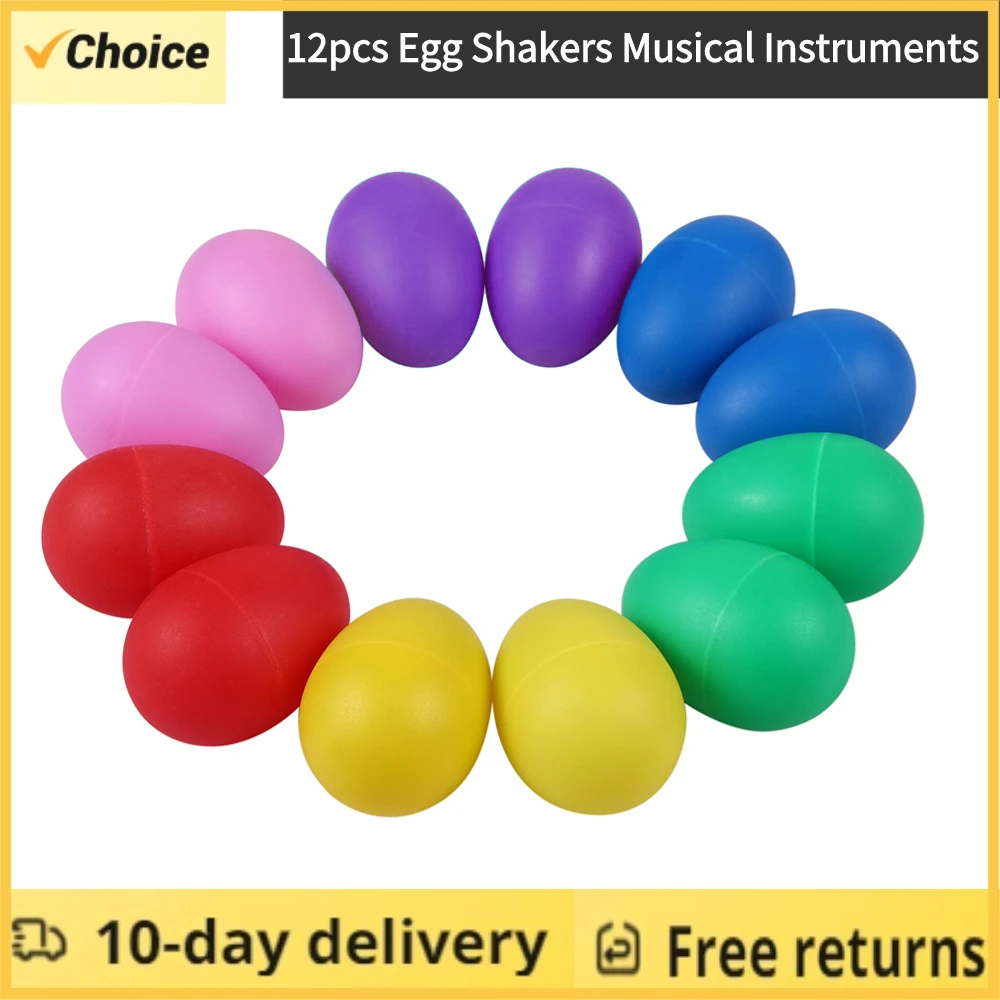 12PCS Easter Egg Shakers for K - Kids Toys Easter review and price